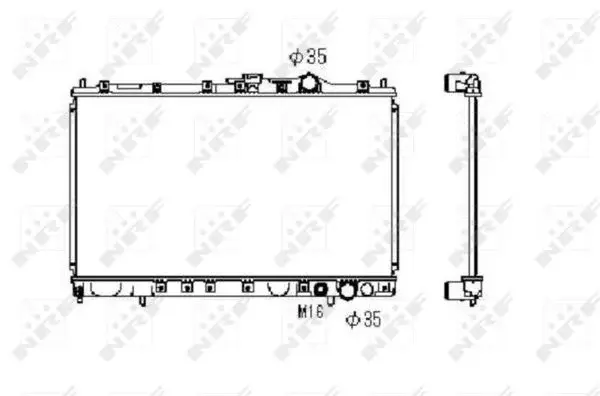 Radiator apa racire motor MITSUBISHI SPACE, SPACE RUNNER 1.8 2.0 intre 1991-1999