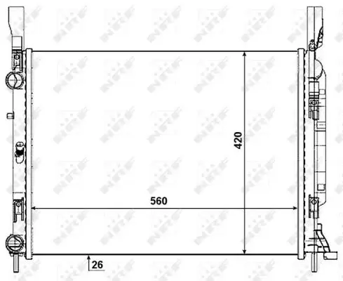 Radiator apa racire motor RENAULT KANGOO, KANGOO BE BOP, KANGOO EXPRESS 1.2 dupa 2008