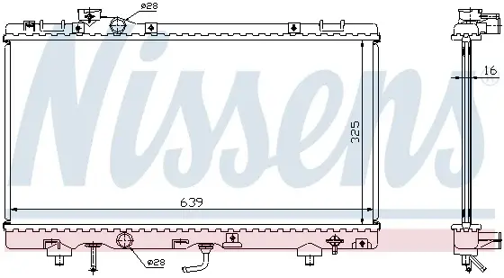 Radiator apa racire motor TOYOTA PASEO 1.5 intre 1995-1999