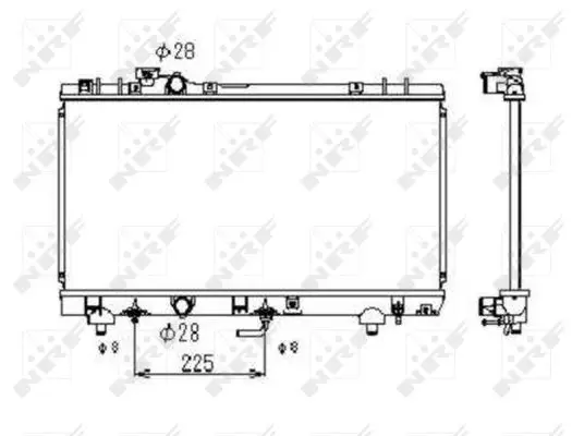 Radiator apa racire motor TOYOTA PASEO 1.5 intre 1995-1999