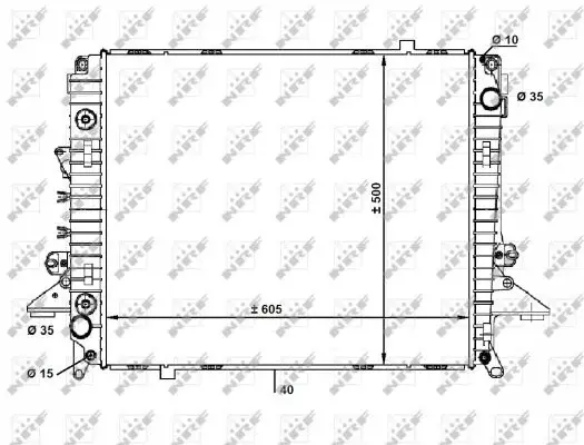 Radiator apa racire motor (transmisie automata) LAND ROVER DISCOVERY III, DISCOVERY IV, RANGE ROVER SPORT 2.7D dupa 2004