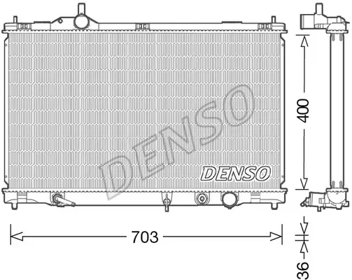 Radiator apa racire motor (transmisie automata) LEXUS GS 4.3 intre 2005-2011