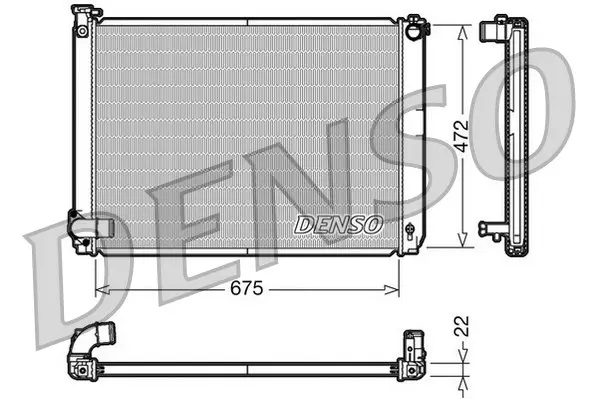 Radiator apa racire motor (transmisie automata) LEXUS RX 3.3H intre 2004-2008