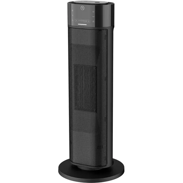 Radiator ceramic cu umidificare Heinner HCH-LH2000BK, Maner pentru manevrare usoara, Oprire automata, Negru