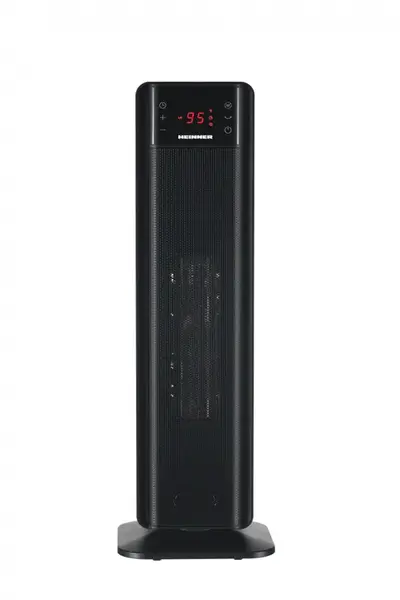 Radiator ceramic HEINNER HCHT-MD20BK, 2000W/1200W, 2 trepte putere, Oscilare, Functie ECO, Termostat digital cu afisaj LED, Protectie supraincalzire si rasturnare (Negru)
