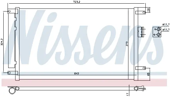 Radiator clima AC CHEVROLET EPICA 2.0D dupa 2007