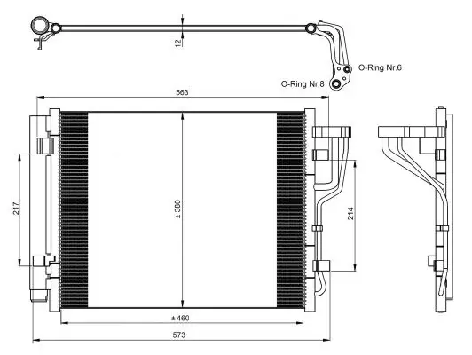 Radiator clima AC cu uscator HYUNDAI ELANTRA, I30; KIA CEE D, CEE D SW, PRO CEE D 1.6D 2.0D intre 2005-2012