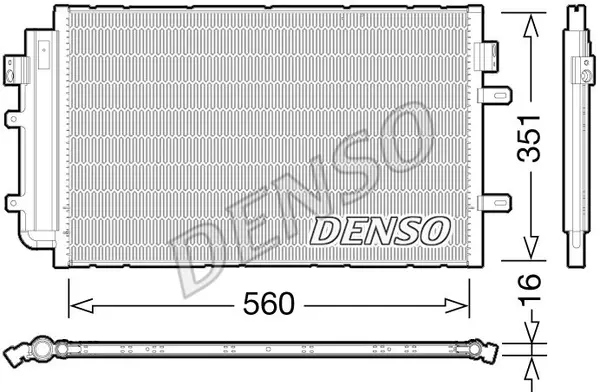 Radiator clima AC cu uscator IVECO DAILY V, DAILY VI 2.3D 3.0CNG 3.0D dupa 2011