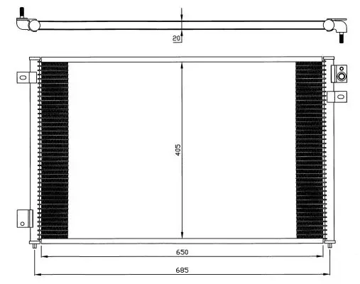 Radiator clima AC JAGUAR S-tip 3.0 4.0 intre 1999-2007