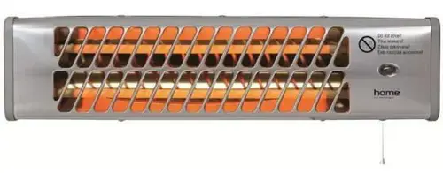 Radiator cu tub de cuart Home FK24, 1200W, IPX4 (Argintiu)