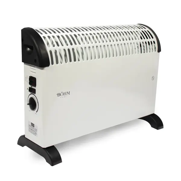 Radiator electric cu ventilator turbo BOHM, 2000W, suprafata incalzire 20-25mp