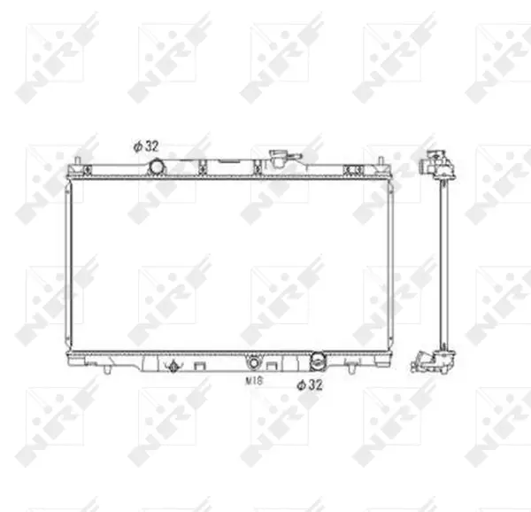 Radiator motor (Manual) potrivit HONDA CR-V II 2.0