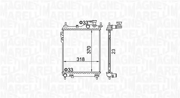 Radiator motor (Manual) potrivit HYUNDAI GETZ 1.1 1.3 1.4