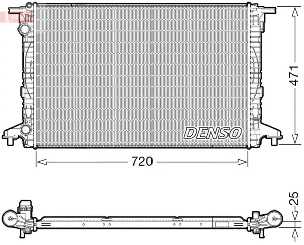 Radiator motor potrivit AUDI A4 B9, A5, Q5, Q7 1.4 2.0 2.0D