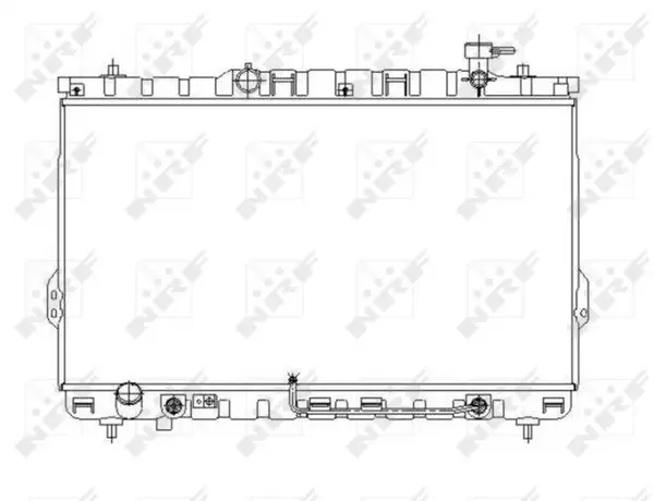 Radiator motor potrivit HYUNDAI SANTA FE I 2.7