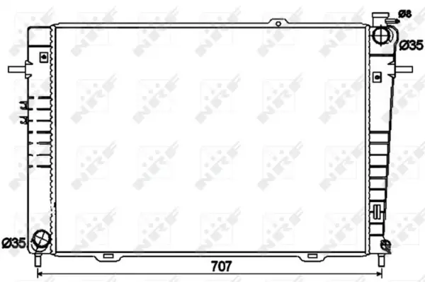 Radiator motor potrivit HYUNDAI TUCSON; KIA SPORTAGE II 2.0D