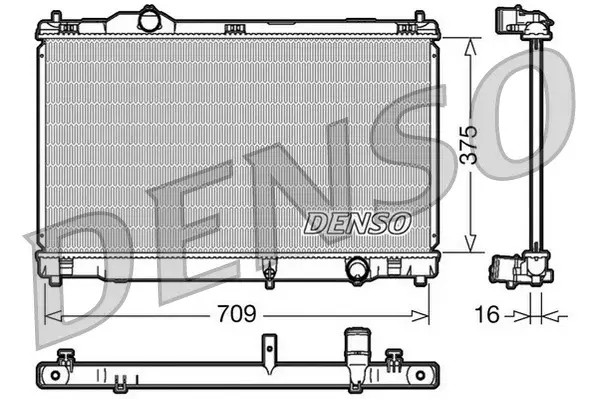 Radiator motor potrivit LEXUS IS II 2.5