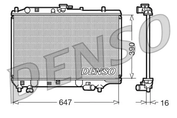 Radiator motor potrivit MAZDA 323 C IV, 323 F IV, 323 III, 323 S IV; SAAB 900 II 1.3-2.3