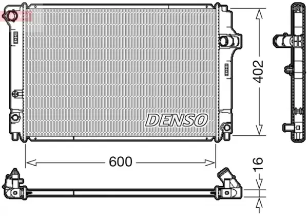 Radiator motor potrivit TOYOTA YARIS 1.5H