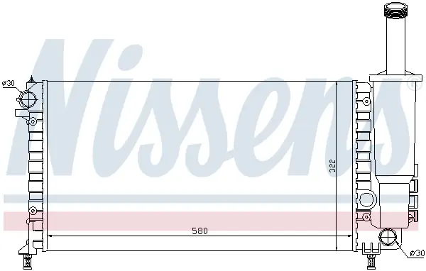 Radiator, racire motor NISSENS 61881