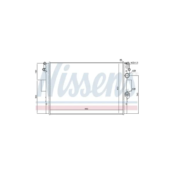 Radiator, racire motor NISSENS 61985