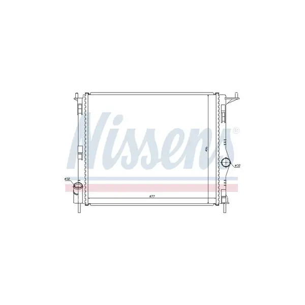 Radiator, racire motor NISSENS 637609