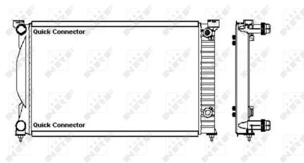 Radiator, racire motor NRF 50543
