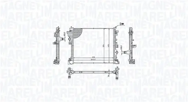 Radiator racire motor potrivit ALFA ROMEO GIULIA, STELVIO 2.0 2.2D 2.9 10.15-
