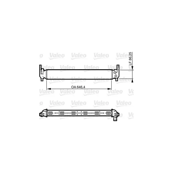Radiator, racire motor VALEO 735310