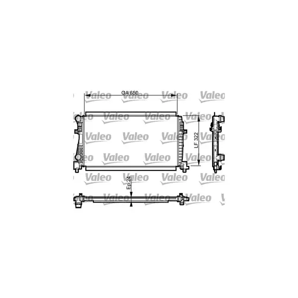Radiator, racire motor VALEO 735557