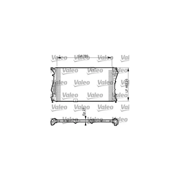 Radiator, racire motor VALEO 735599