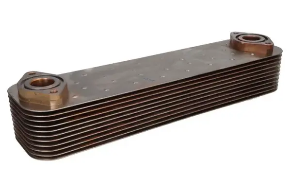 Radiator ulei (100x70 410mm, numar nervuri: 11) potrivit IVECO EUROSTAR, EUROTRAKKER, STRALIS I, STRALIS II, TRAKKER I, TRAKKER II F3BE0681A-F3HFE611D 01.93-