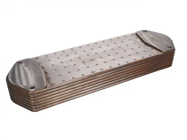 Radiator ulei (119x394x52 394mm, numar de nervuri: 7) potrivit SCANIA 4, 4 BUS, G I, G II, K, L, N BUS, P I, P II, P,G,R,T, R I, R II, S, T DC09.108-OC9.G05 01.96-