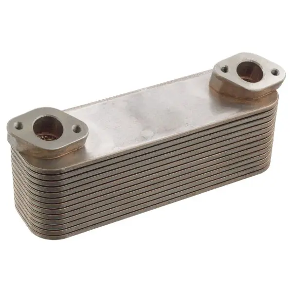 Radiator ulei (numar de nervuri: 13) potrivit MERCEDES AXOR, AXOR 2, CITARO 2, CITARO (O 530), MK, O 340, SK, TOURISMO (O 350), TOURO (O 500) OM401.972-OM457.981 01.79-