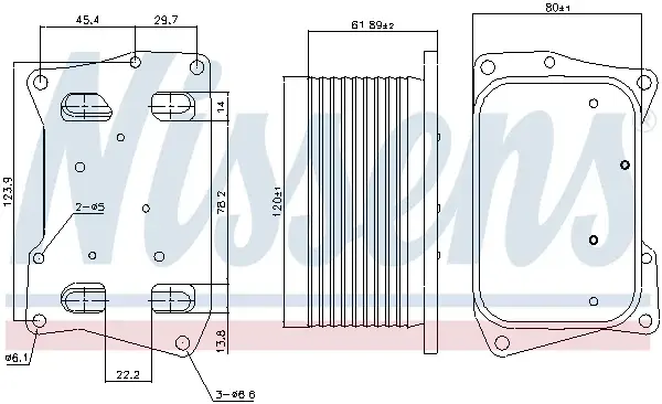 Radiator ulei termoflot potrivit MERCEDES CLS (C218), E (A207), E (C207), E T-MODEL (S212), E (W212), GL (X166), GLE (C292), GLE (W166), GLS (X166), M (W166), S (A217), S (C216), S (C217) 4.7 02.11-10