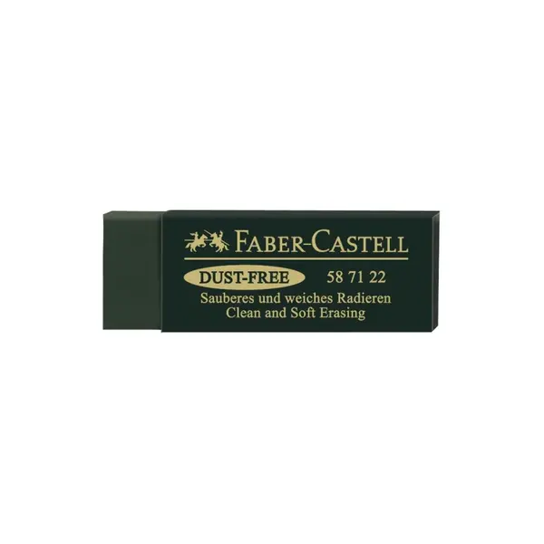 Radiera Arta, Verde, Dust Free, Faber-Castell