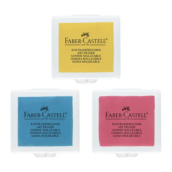 Radiera plastica, Faber-Castell
