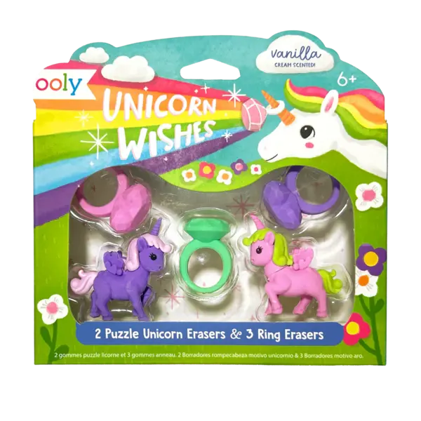 Radiere parfumate: Unicorni (Set de 5)
