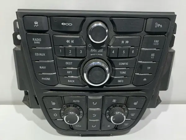 Radio cd si climatronic 13360095 Opel Astra J facelift (2012-2015)