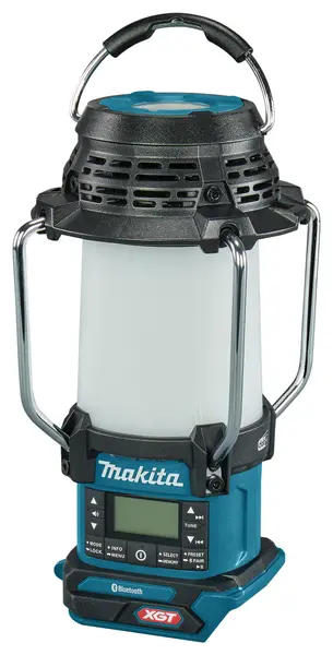 Radio cu acumulator și lanternă Makita - XGT, MR009GZ, 40V, 310 lm, 145 lx, Solo