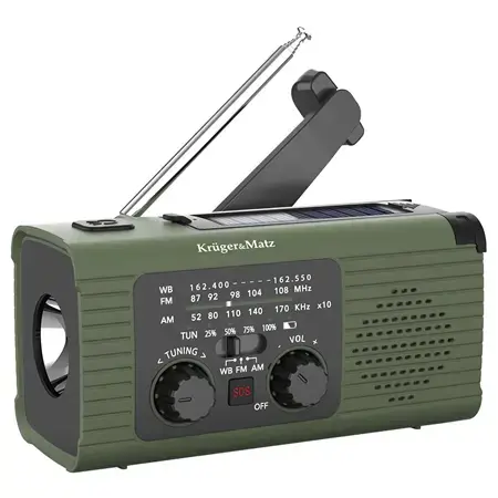 Radio multifunctional solar Kruger&Matz KM0836, 5000 mAh