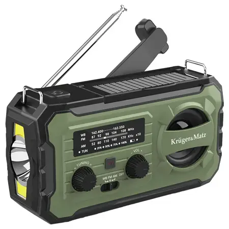 Radio multifunctional solar Kruger&Matz KM0837, 10000 mAh