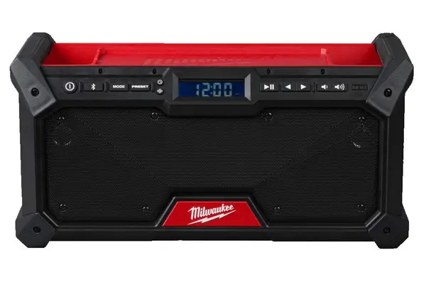 Radio pentru santier DAB+ Milwaukee M18, Bluetooth, woofere duble 8.89cm, USB, manere integrate, 4933492344-P