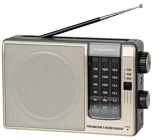 Radio Portabil Analog Kruger&Matz KM0830 (Auriu)