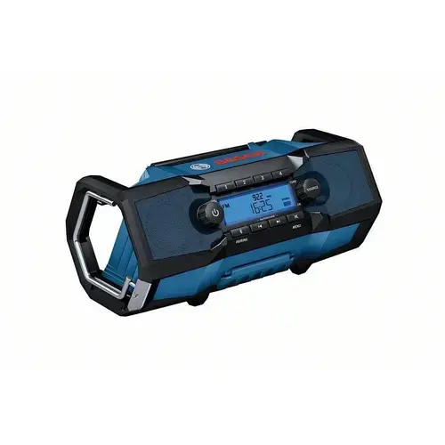 Radio portabil Bosch 06014A3000, 18V, DAB+/FM, Albastru/Negru