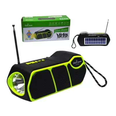 Radio Solar cu Lanterna Cclamp CL-823 Bluetooth FM 5W 1500mAh
