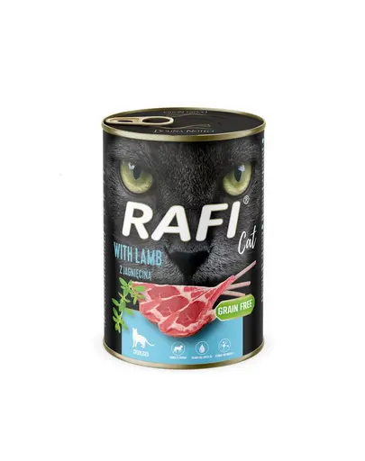 RAFI Cat Adult cu miel hrană umedă pentru pisici sterilizate 400 g