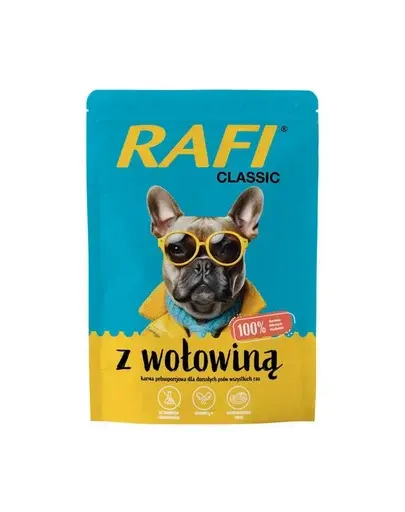 RAFI Classic plic cu vita hrana pentru caini 10x400g