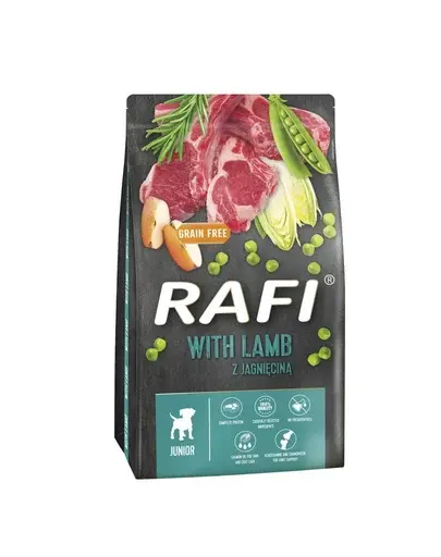 RAFI Junior hrana uscata pentru caini junior, cu miel 10kg