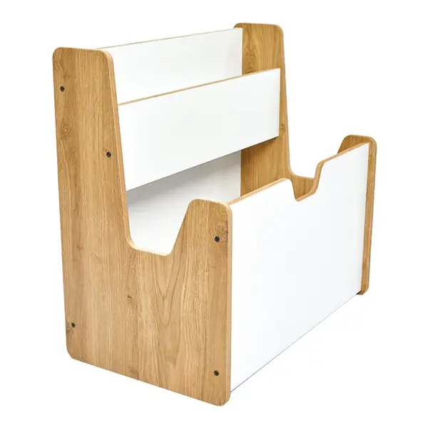 Raft Crane MDF alb-natural 57x34x44 cm